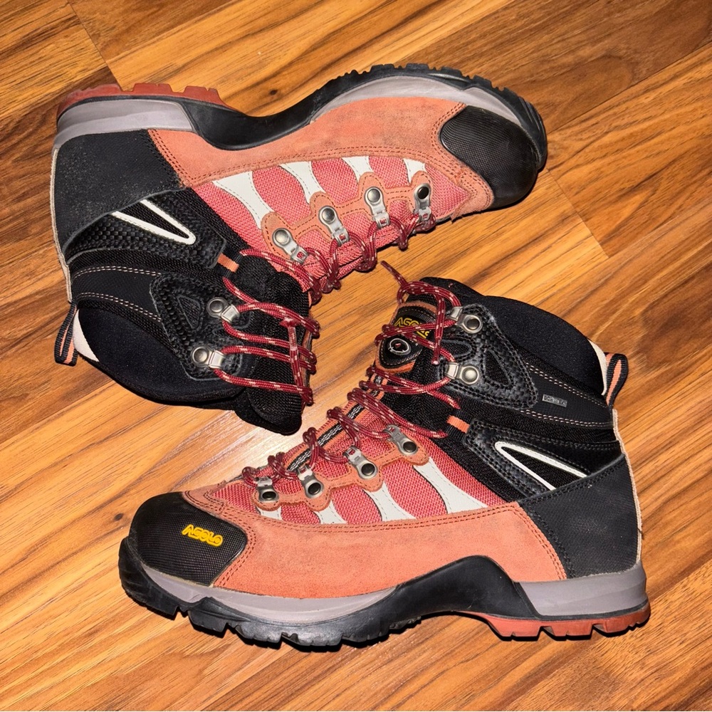 Asolo Red and Black Outdoor Boots